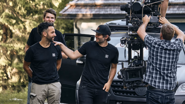 Spreadfilms-Team bei einer Filmproduktion