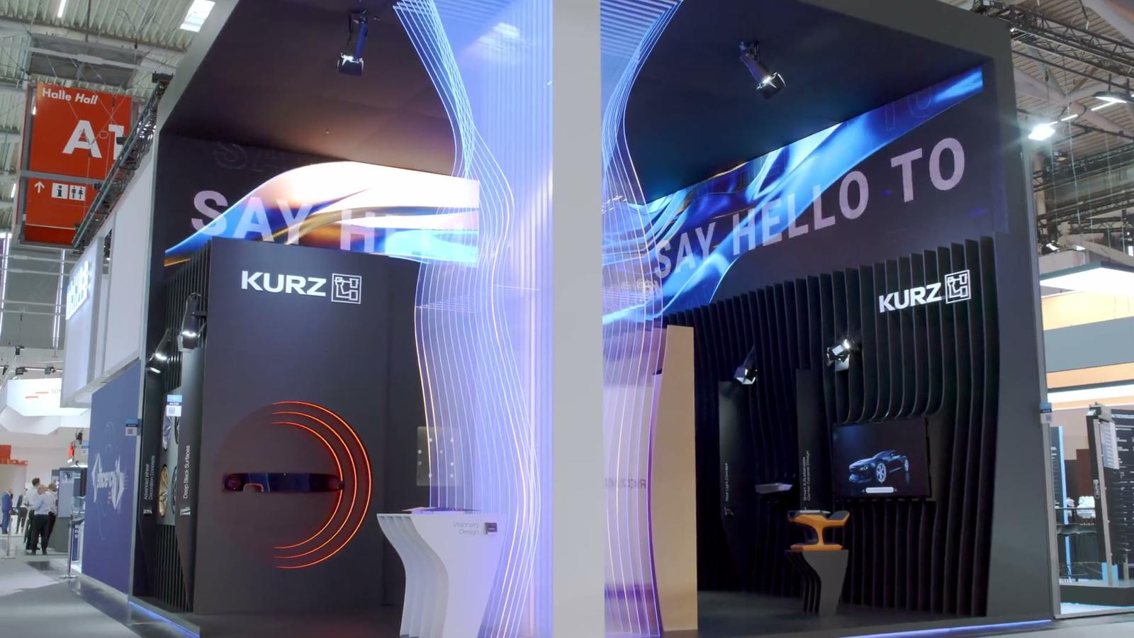 Messestand von Leonhard KURZ auf der IAA 2025